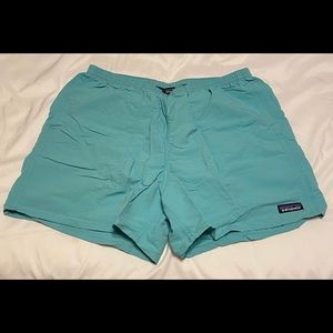 Teal Patagonia shorts